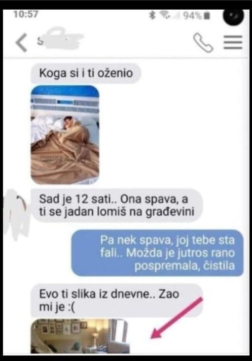 Mama Je Jutros UŠla U Moj Stan I Zatekla Moju Ženu Kako Spava U Podne Kad Mi Je Poslala Ovu